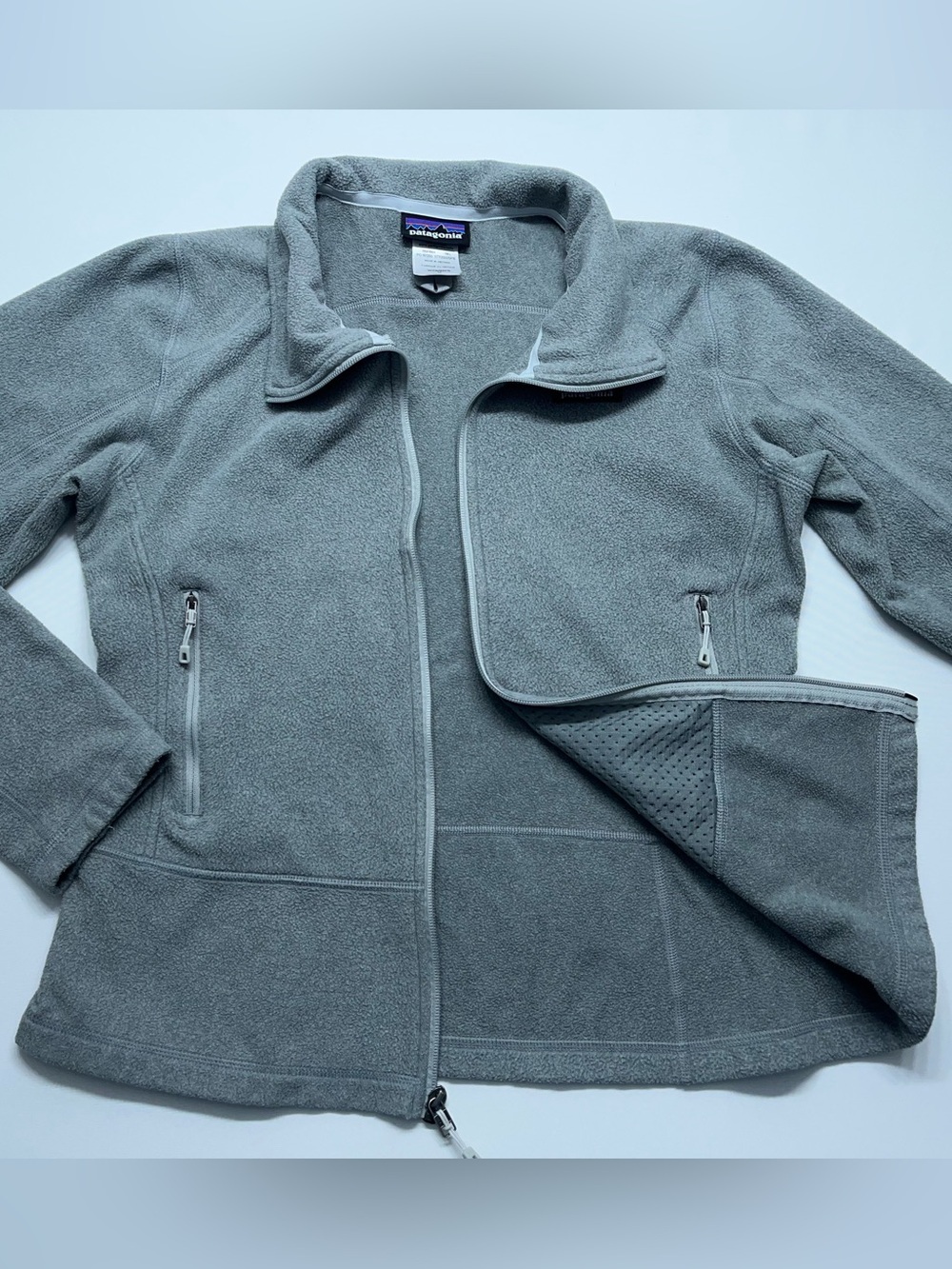 Patagonia Jacket Womens Medium Gray Better Sweater Full Zip Fleece Zip Pockets